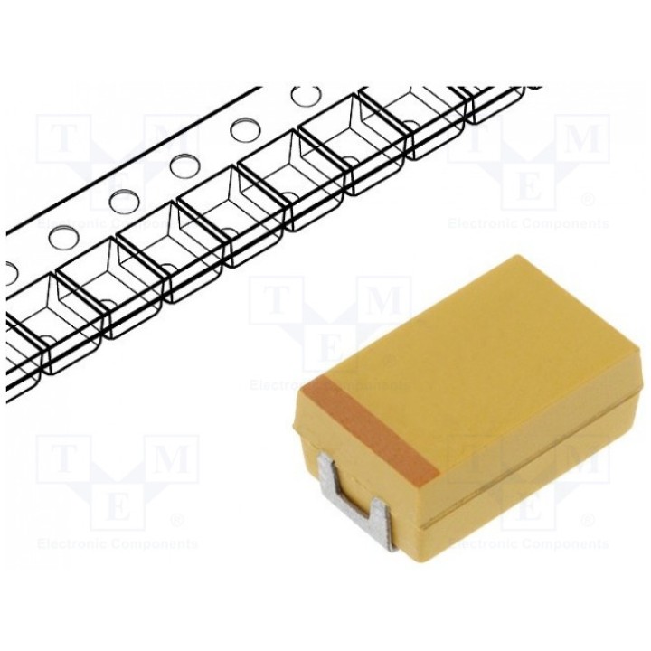 Конденсатор танталовый 150мкФ 16ВDC AVX TAJD157K016RNJ (TAJD157K016R)