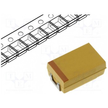 Конденсатор танталовый low ESR 10мкФ AVX TPSD106K035R0125