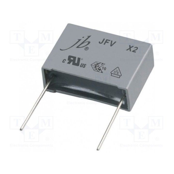 Конденсатор полипропиленовый Х2 Jb Capacitors JFV-1U275-P22 (JFV-1U-275-P22)