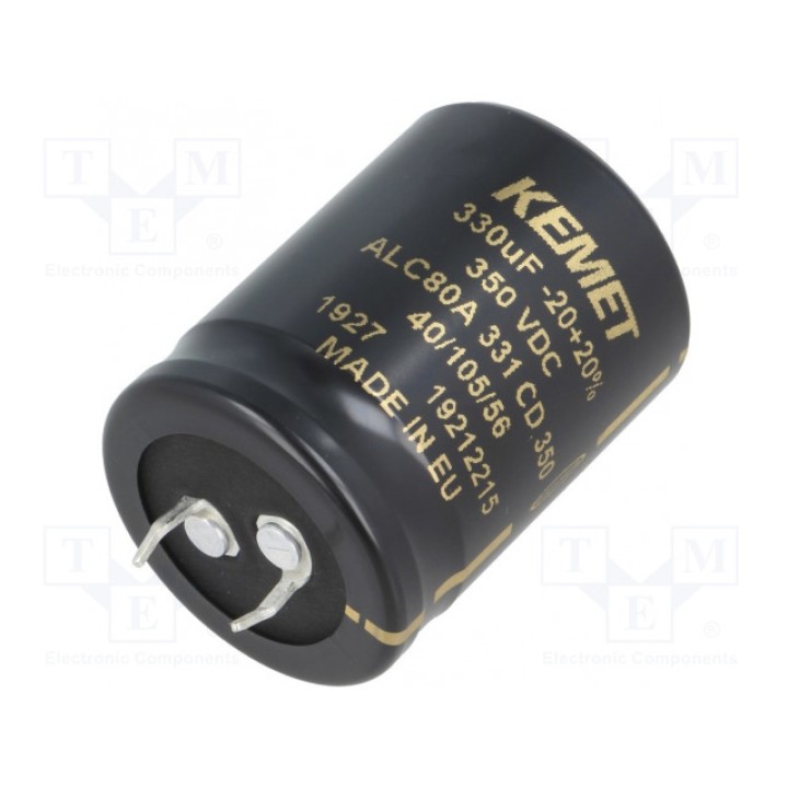 Конденсатор электролитический KEMET ALC80A331CD350 (ALC80A331CD350)