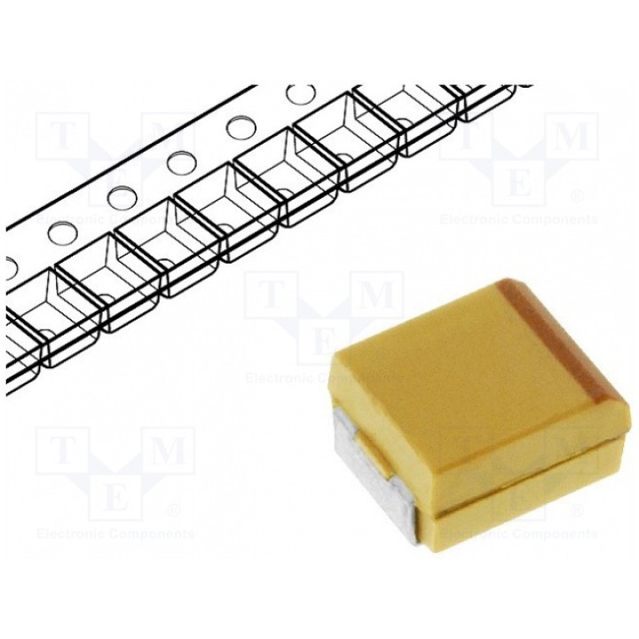 Конденсатор танталовый low ESR 33мкФ KEMET T495X336K035ATE250 (T495X336K035ATE250)