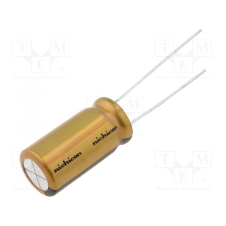 Конденсатор электролитический THT NICHICON UFG0J102MPM (UFG0J102MPM)