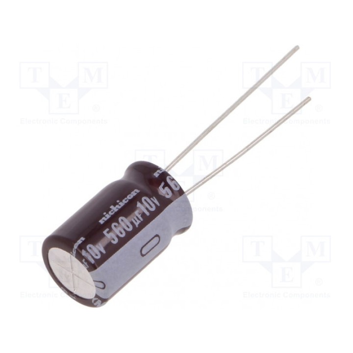 Конденсатор электролитический NICHICON UPM1A561MPD6 (UPM1A561MPD6)