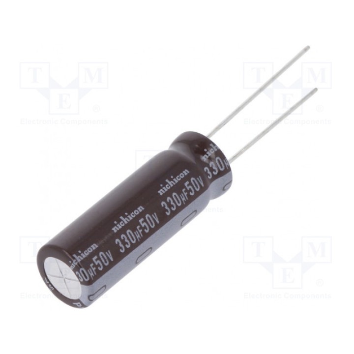 Конденсатор электролитический NICHICON UPM1H331MPD (UPM1H331MPD)