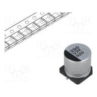 Конденсатор гибридный 390мкФ 35ВDC PANASONIC EEHZK1V391UP