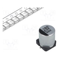 Конденсатор гибридный 180мкФ 25ВDC PANASONIC EEHZKE181XUP