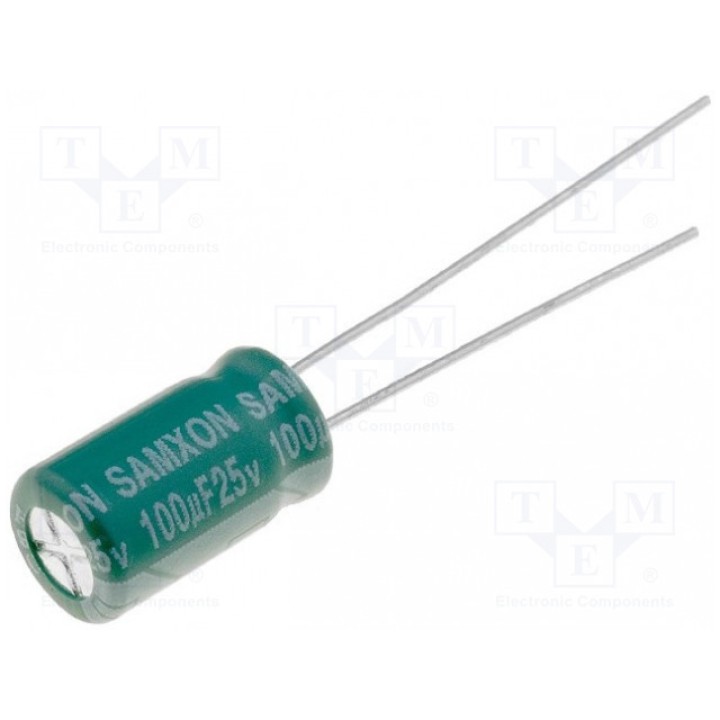 Конденсатор электролитический SAMXON S24O-GF100-25 (GF100-25)