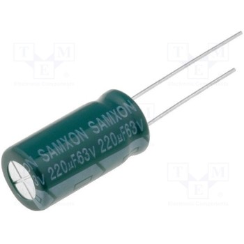 Конденсатор электролитический SAMXON GF220-63
