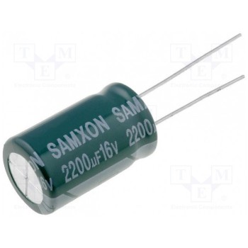 Конденсатор электролитический SAMXON GF2200-16