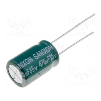 Конденсатор электролитический SAMXON GF470-35