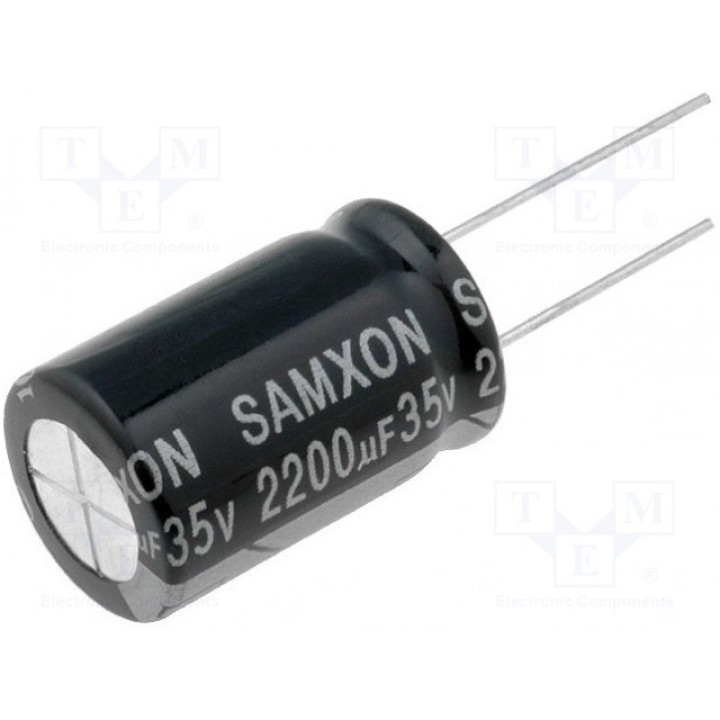Конденсатор электролитический SAMXON GT 2200U35V (GT2200-35)