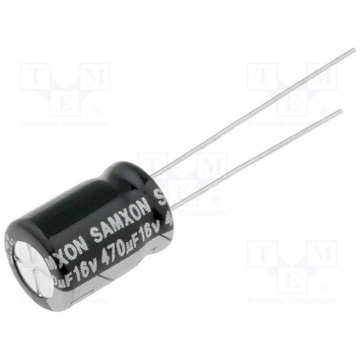 Конденсатор электролитический SAMXON GT 470U16V (GT470-16)