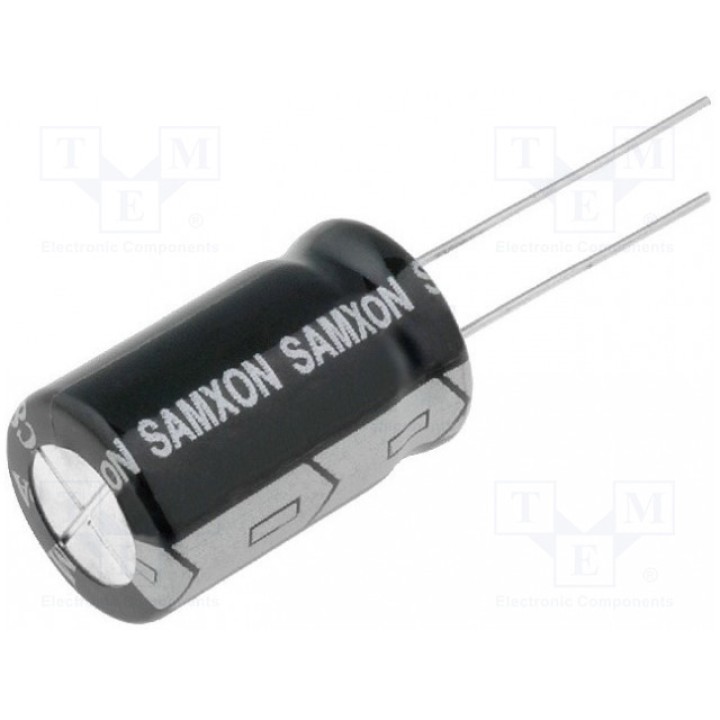 Конденсатор электролитический SAMXON EGT477M1JI20RRSHP (GT470-63)