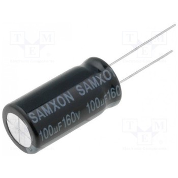 Конденсатор электролитический SAMXON KM100-160
