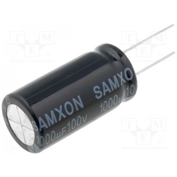 Конденсатор электролитический SAMXON KM1000-100