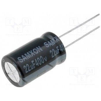 Конденсатор электролитический SAMXON KM22-400