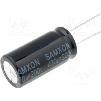 Конденсатор электролитический SAMXON KM470-200