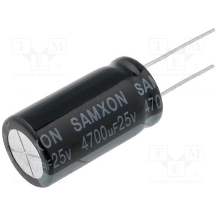 Конденсатор электролитический SAMXON KM 4700U25V (KM4700-25)