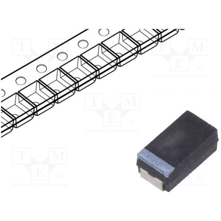 Конденсатор танталовый low ESR 100мкФ VISHAY 593D107X0016D2TE3 (593D107X0016D2TE3)