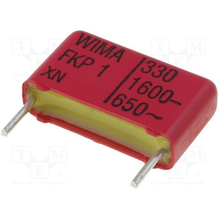 Конденсатор полипропиленовый WIMA FKP1T003304B00KSSD (FKP1-330-1K6-10)