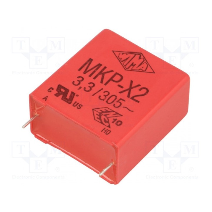 Конденсатор полипропиленовый Х2 WIMA MKX2AW43306I00KSSD (MKP-X2-3U3-305)