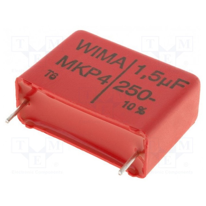 Конденсатор полипропиленовый WIMA MKP4F041505G00KSSD (MKP4-1.5U-250)