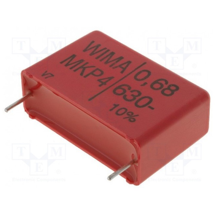 Конденсатор полипропиленовый WIMA MKP4J036806B00KSSD (MKP4-680N-630)