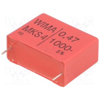 Конденсатор полиэфирный 470нФ WIMA MKS4-470N-1000-5%