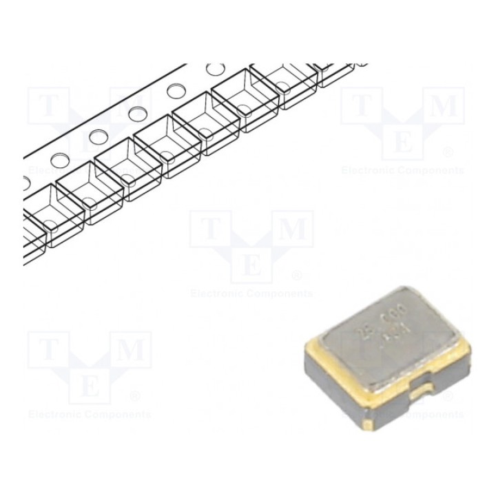 Резонатор кварцевый 25МГц ILSI ISA11-3FBH-25.000M (ISA11-3FBH-25.000M)