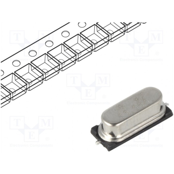 Резонатор кварцевый 49152МГц SR PASSIVES 4.9152M-49SMD-SR (4.9152M-49SMD-SR)