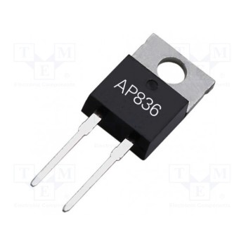 Резистор thick film THT TO220 ARCOL AP836-0R1J