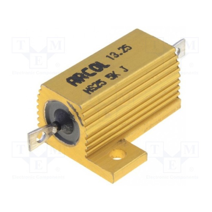 Резистор проволочный с радиатором ARCOL HS25-5KJ (HS25-5KJ)