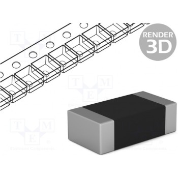 Резистор thick film SMD 1206 ROYAL OHM CQ1206-0R-1%