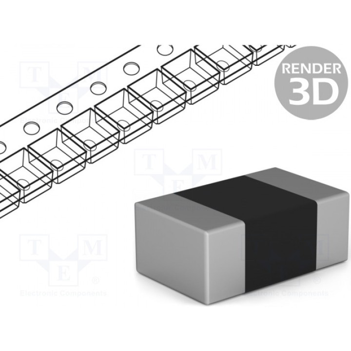 Резистор thick film большой мощности SMD ROYAL OHM HP05W3J0102T5E (HP05-1K5%)