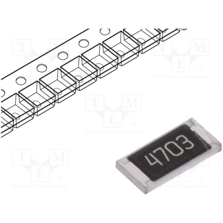 Резистор thick film SMD 2010 ROYAL OHM 2010W2F4703T4E (SMD2010-470K-1%)