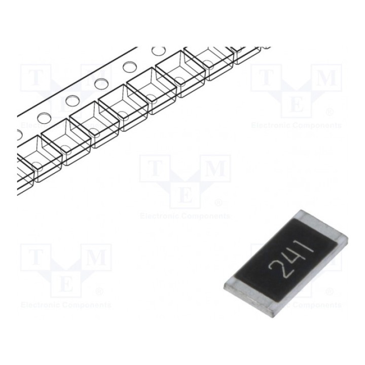 Резистор thick film SMD 2512 ROYAL OHM 25121WJ0241T4E (SMD2512-240R)