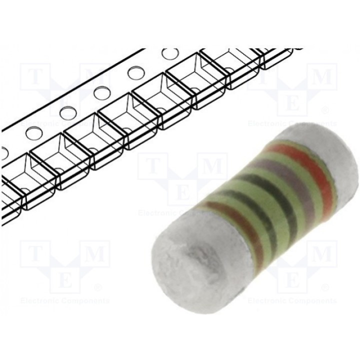 Резистор thin film SMD ROYAL OHM MMA02040C2700FB300 (SMDMM0204-270R)