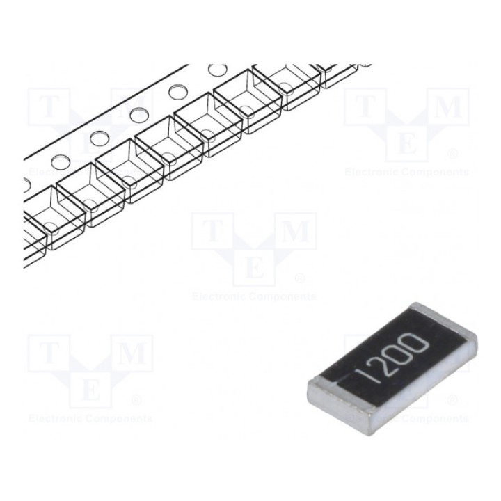 Резистор thick film большой мощности SMD ROYAL OHM SP123WF1200T2E (SP12-120R-1%)