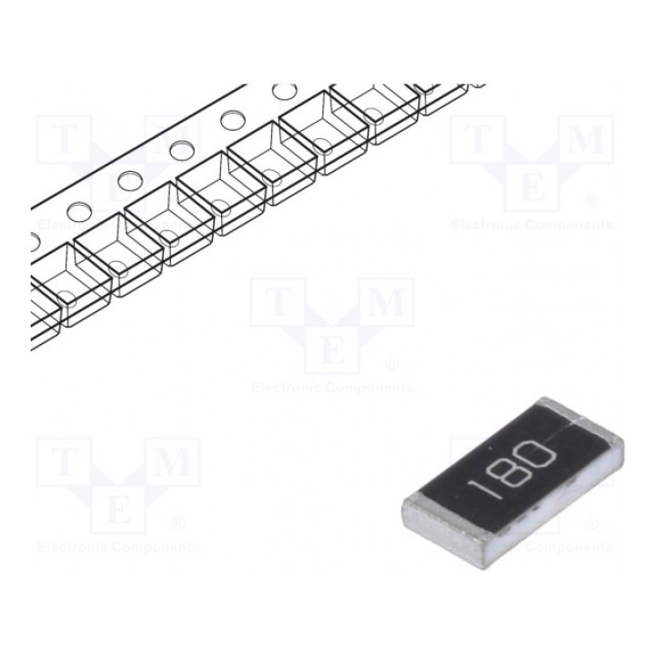 Резистор thick film большой мощности SMD ROYAL OHM SP123WJ0180T2E (SP12-18R)