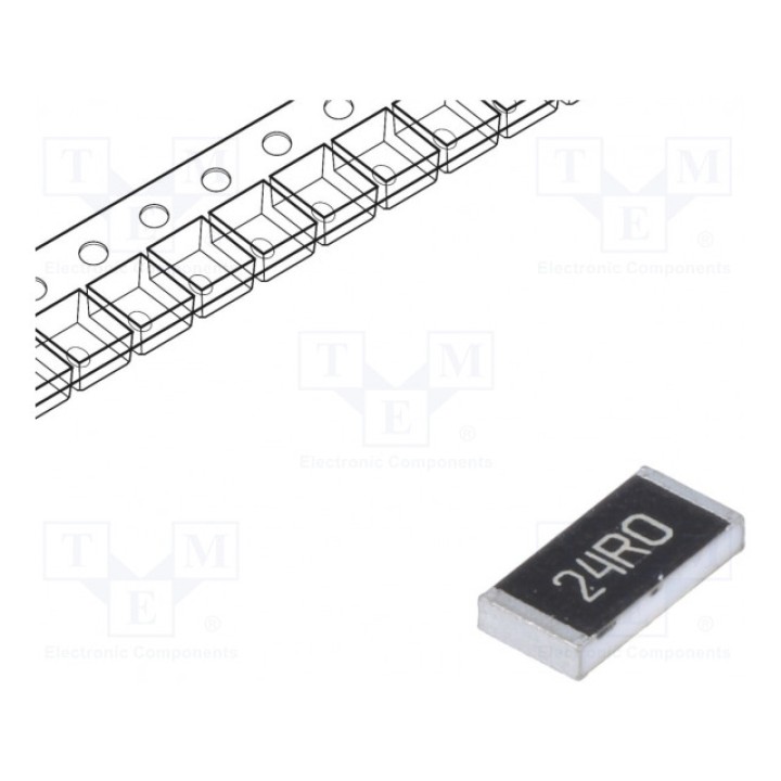 Резистор thick film большой мощности SMD ROYAL OHM SP123WF240JT2E (SP12-24R-1%)