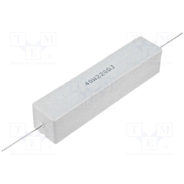 Резистор проволочный керамический SR PASSIVES CRL40W-0R15 (CRL40W-0R15)