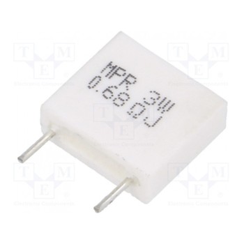 Резистор проволочный THT 680мОм SR PASSIVES MPR3W-0R68