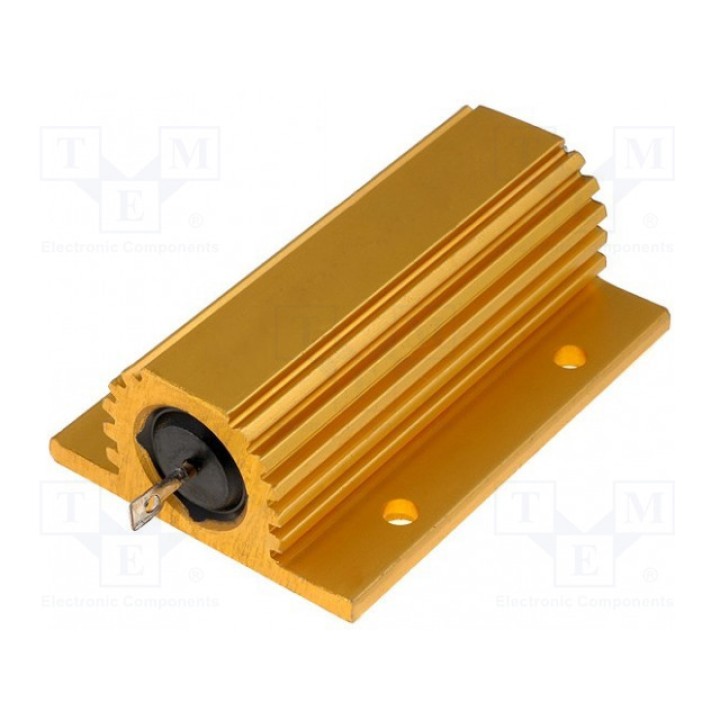 Резистор проволочный с радиатором TE Connectivity 5-1625999-0 (AX100WR-0R1)