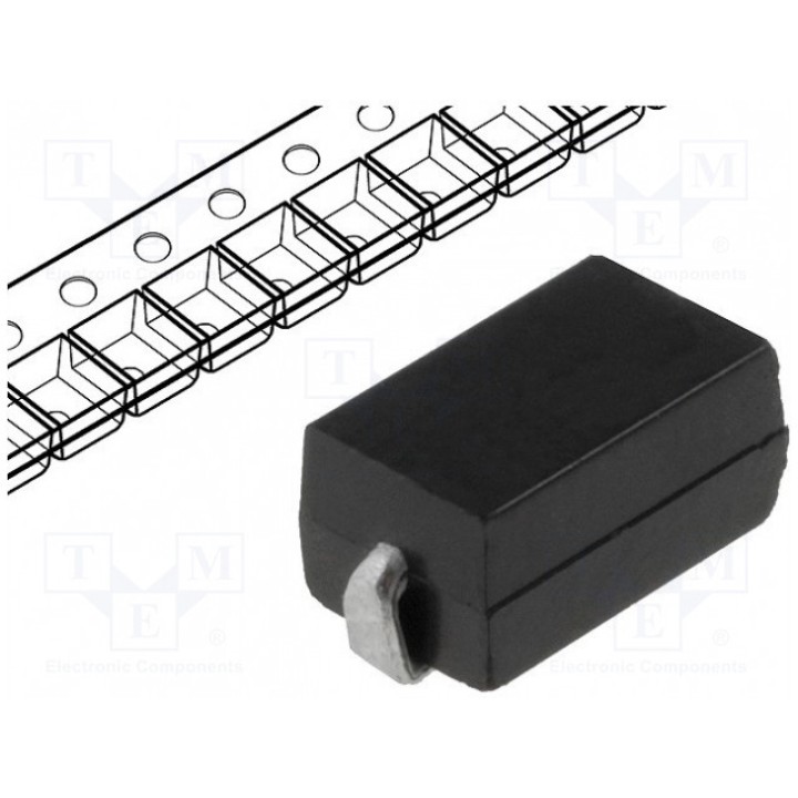 Резистор metal film SMD TE Connectivity 1-1879011-7 (SMDP-1K)