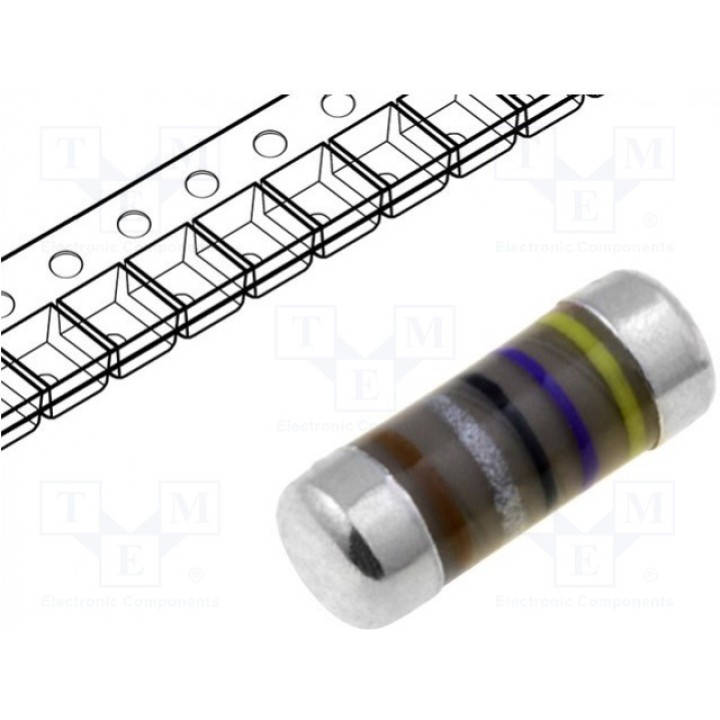 Резистор thin film SMD 0207 melf VISHAY SMM02070C1504FBP00 (SMDMM0207-1M5)