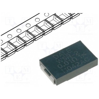 Резистор thin film (Nichrome) SMD VISHAY WSR2R0100FEA