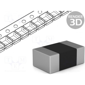 Резистор thick film SMD 0805 Viking SWR0805-10R-5%