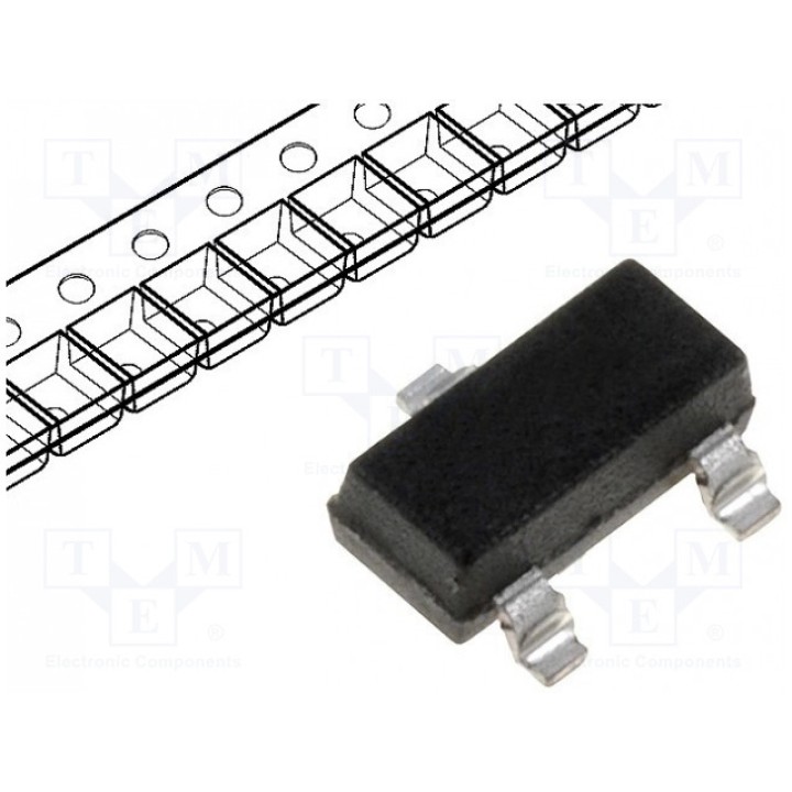 Диод выпрямительный Шоттки SMD 40В DIODES INCORPORATED BAS40-04-7-F (BAS40-04-7-F)