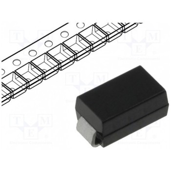 Диод защитный 400Вт DIODES INCORPORATED SMAJ100A-13-F