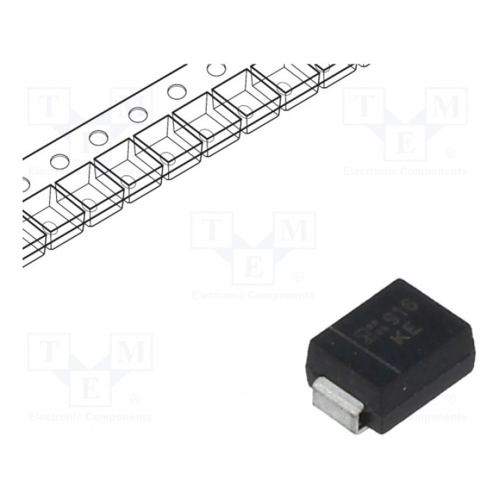 Диод защитный 600Вт DIODES INCORPORATED SMBJ5.0A-13-F (SMBJ5.0A-13-F)